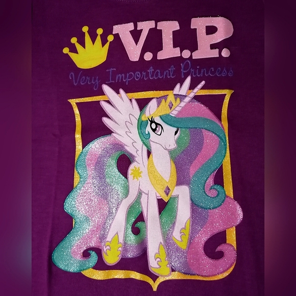 🔥SALE🔥 My Little Pony "Very Important Princess" Girl's T-shirt NWT Sz 2T - Picture 2 of 5